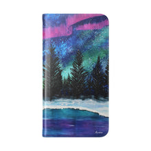 Load image into Gallery viewer, Aurora - PHONE CASE WALLET for Samsung &amp; iPhones - by Kerry Sandhu Art
