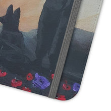 Load image into Gallery viewer, The Dust of Uruzgan (with Poppies) - PHONE CASE WALLET for Samsung &amp; iPhones - Designed from original Anzac Day artwork
