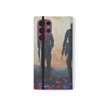 Load image into Gallery viewer, The Dust of Uruzgan (with Poppies) - PHONE CASE WALLET - by Kerry Sandhu Art
