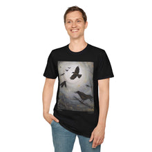 Load image into Gallery viewer, T-Shirt made from very soft materials, no side seams. Feels like bliss to wear! Many designs by Kerry Sandhu Art
