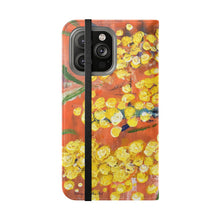 Load image into Gallery viewer, Rustic Wattle - PHONE CASE WALLET for Samsung &amp; iPhones - by Kerry Sandhu Art
