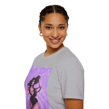 Load image into Gallery viewer, T-Shirt made from very soft materials, no side seams. Feels like bliss to wear! Many designs by Kerry Sandhu Art
