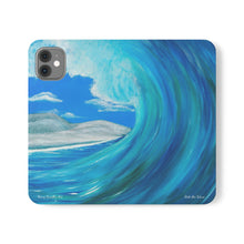 Load image into Gallery viewer, Ride the Wave - PHONE CASE WALLET - by Kerry Sandhu Art
