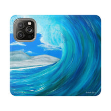 Load image into Gallery viewer, Ride the Wave - PHONE CASE WALLET - by Kerry Sandhu Art
