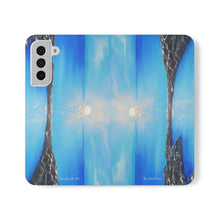Load image into Gallery viewer, F/leather, elastic fastening, durable inner shell, stand feature, clear open ports, stitched pockets. 17 models, many designs
