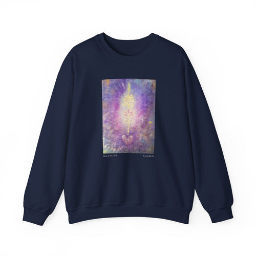 Sweatshirt 50/50 Cotton/Polyester, Medium-heavy fabric, Loose fit, true to size, Original art designs by Kerry Sandhu Art