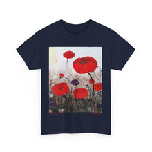 Load image into Gallery viewer, For The Fallen - Unisex HEAVY COTTON TEE - by Kerry Sandhu Art
