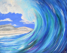 Load image into Gallery viewer, 'Ride The Wave' - ORIGINAL ARTWORK - by Kerry Sandhu Art
