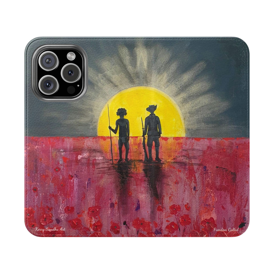 Freedom Called - PHONE CASE WALLET - by Kerry Sandhu Art