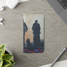 Load image into Gallery viewer, The Dust of Uruzgan (with Poppies) - PHONE CASE WALLET for Samsung &amp; iPhones - Designed from original Anzac Day artwork
