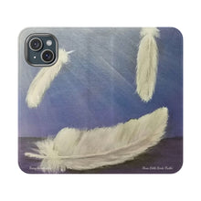 Load image into Gallery viewer, Three Little Birds (Faith) - PHONE CASE WALLET - by Kerry Sandhu Art
