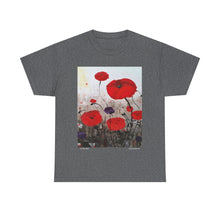 Load image into Gallery viewer, For The Fallen - Unisex HEAVY COTTON TEE - by Kerry Sandhu Art
