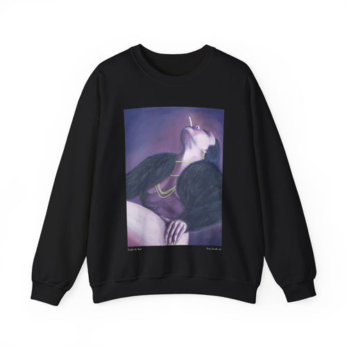 Sweatshirt 50/50 Cotton/Polyester, Medium-heavy fabric, Loose fit, true to size, Original art designs by Kerry Sandhu Art