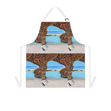 Load image into Gallery viewer, Apron - lightweight, silky finish 100% polyester, two front pockets. Many original artwork designs by Kerry Sandhu Art
