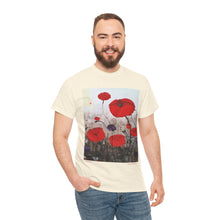 Load image into Gallery viewer, For The Fallen - Unisex HEAVY COTTON TEE - by Kerry Sandhu Art
