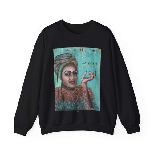 Sweatshirt 50/50 Cotton/Polyester, Medium-heavy fabric, Loose fit, true to size, Original art designs by Kerry Sandhu Art