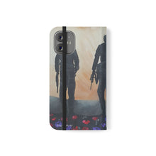 Load image into Gallery viewer, The Dust of Uruzgan (with Poppies) - PHONE CASE WALLET - by Kerry Sandhu Art
