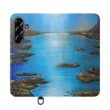 Load image into Gallery viewer, Moon River - PHONE CASE WALLET for Samsung &amp; iPhones - by Kerry Sandhu Art
