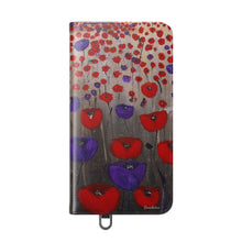Load image into Gallery viewer, Benedictus (Poppies Only) - PHONE CASE WALLET - by Kerry Sandhu Art
