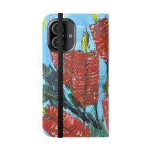 Load image into Gallery viewer, Rustic Bottle Brush - PHONE CASE WALLET - by Kerry Sandhu Art
