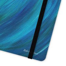 Load image into Gallery viewer, Ride the Wave - PHONE CASE WALLET - by Kerry Sandhu Art
