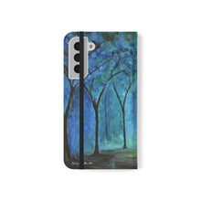 Load image into Gallery viewer, Forest of Light - PHONE CASE WALLET - by Kerry Sandhu Art
