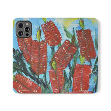 Load image into Gallery viewer, Rustic Bottle Brush - PHONE CASE WALLET - by Kerry Sandhu Art
