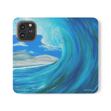Load image into Gallery viewer, Ride the Wave - PHONE CASE WALLET - by Kerry Sandhu Art
