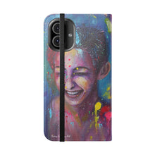 Load image into Gallery viewer, Raining Glitter - PHONE CASE WALLET for Samsung &amp; iPhones - by Kerry Sandhu Art
