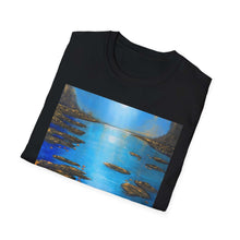 Load image into Gallery viewer, T-Shirt made from very soft materials, no side seams. Feels like bliss to wear! Many designs by Kerry Sandhu Art

