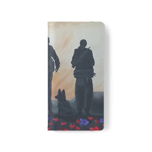 Load image into Gallery viewer, The Dust of Uruzgan (with Poppies) - PHONE CASE WALLET for Samsung &amp; iPhones - Designed from original Anzac Day artwork

