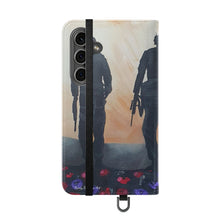 Load image into Gallery viewer, The Dust of Uruzgan (with Poppies) - PHONE CASE WALLET - by Kerry Sandhu Art
