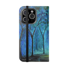 Load image into Gallery viewer, Forest of Light - PHONE CASE WALLET - by Kerry Sandhu Art

