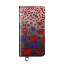 Load image into Gallery viewer, Benedictus (Poppies Only) - PHONE CASE WALLET - by Kerry Sandhu Art
