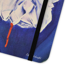 Load image into Gallery viewer, Life&#39;s Midnight - PHONE CASE WALLET - by Kerry Sandhu Art
