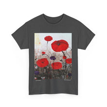 Load image into Gallery viewer, For The Fallen - Unisex HEAVY COTTON TEE - by Kerry Sandhu Art
