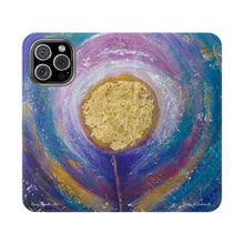 Load image into Gallery viewer, Flower of Gratitude - PHONE CASE WALLET - by Kerry Sandhu Art
