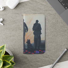 Load image into Gallery viewer, The Dust of Uruzgan (with Poppies) - PHONE CASE WALLET for Samsung &amp; iPhones - Designed from original Anzac Day artwork
