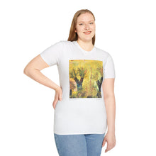 Load image into Gallery viewer, T-Shirt made from very soft materials, no side seams. Feels like bliss to wear! Many designs by Kerry Sandhu Art
