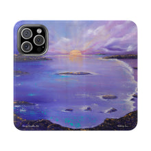 Load image into Gallery viewer, Setting Sun - PHONE CASE WALLET for Samsung &amp; iPhones - by Kerry Sandhu Art
