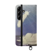 Load image into Gallery viewer, Three Little Birds (Faith) - PHONE CASE WALLET - by Kerry Sandhu Art
