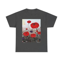 Load image into Gallery viewer, For The Fallen - Unisex HEAVY COTTON TEE - by Kerry Sandhu Art
