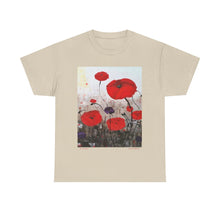 Load image into Gallery viewer, For The Fallen - Unisex HEAVY COTTON TEE - by Kerry Sandhu Art
