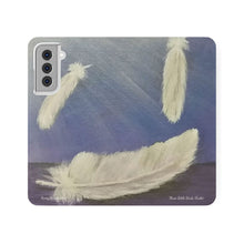 Load image into Gallery viewer, Three Little Birds (Faith) - PHONE CASE WALLET - by Kerry Sandhu Art
