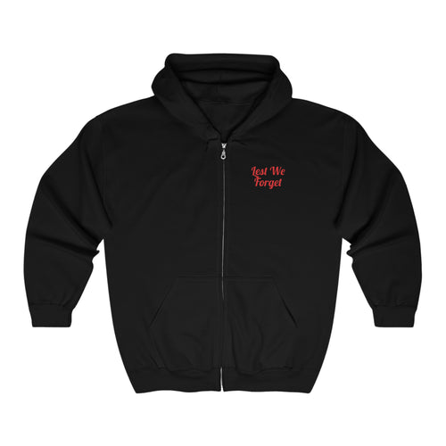 A classic comfy zip-up, w/ softer fleece & reduced pilling. 50/50 Cotton, Polyester, Medium-Heavy Fabric by Kerry Sandhu Art