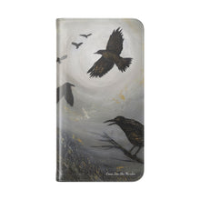 Load image into Gallery viewer, Come Join the Murder - PHONE CASE WALLET - by Kerry Sandhu Art
