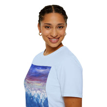 Load image into Gallery viewer, T-Shirt made from very soft materials, no side seams. Feels like bliss to wear! Many designs by Kerry Sandhu Art
