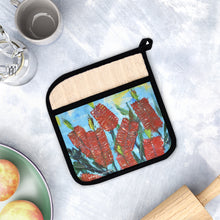 Load image into Gallery viewer, Pot Holder/Oven Mitts 100% Polyester &amp; Heat resistant. Many designs to choose from, All are original Kerry Sandhu Art.
