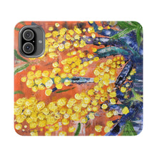 Load image into Gallery viewer, Rustic Wattle - PHONE CASE WALLET for Samsung &amp; iPhones - by Kerry Sandhu Art
