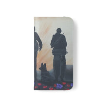 Load image into Gallery viewer, The Dust of Uruzgan (with Poppies) - PHONE CASE WALLET for Samsung &amp; iPhones - Designed from original Anzac Day artwork
